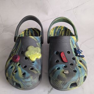 Kids Crocs Multi-Color Camo Clogs